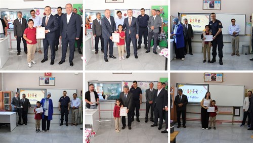2024/2025 EĞİTİM ÖĞRETİM YILI İKİNCİ DÖNEM İLÇE KARNE PROGRAMI GERÇEKLEŞTİRİLDİ